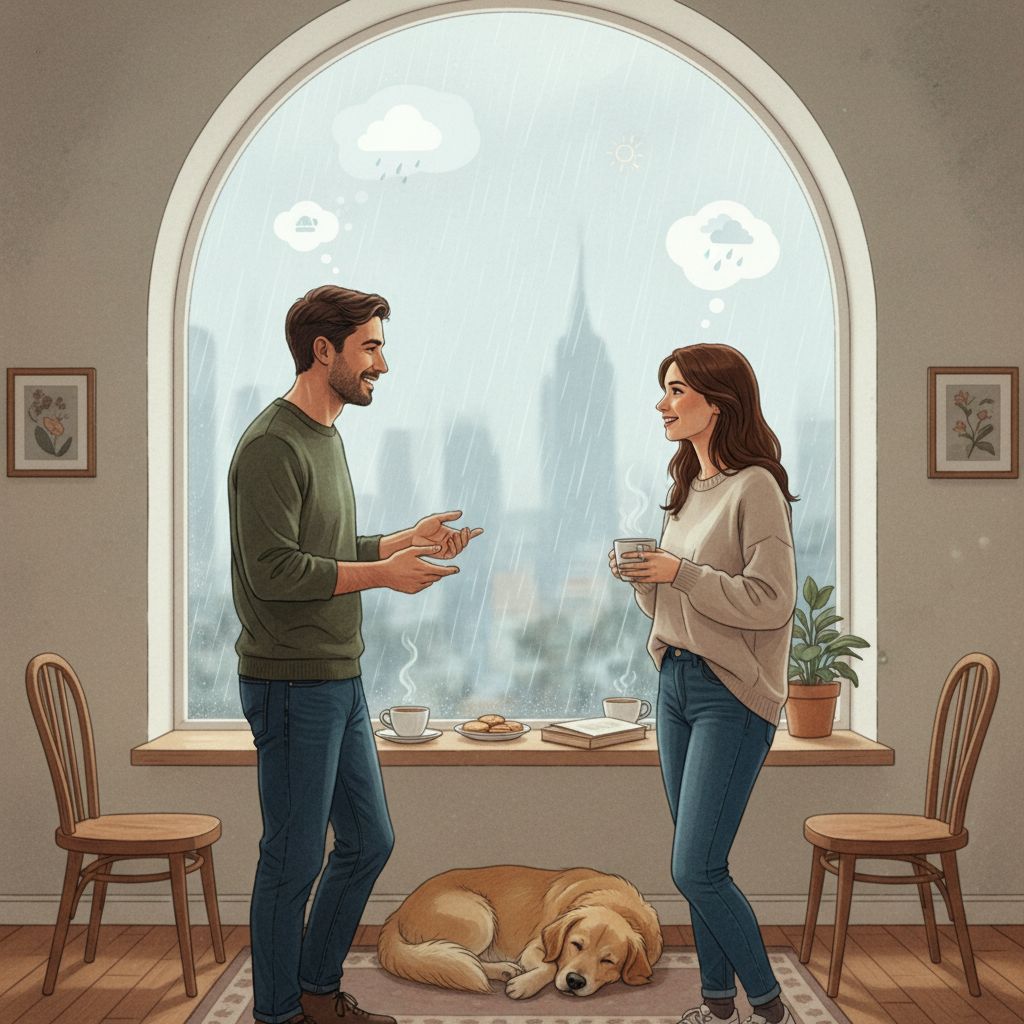 La psicología detrás de por qué hablamos del tiempo como conversación trivial