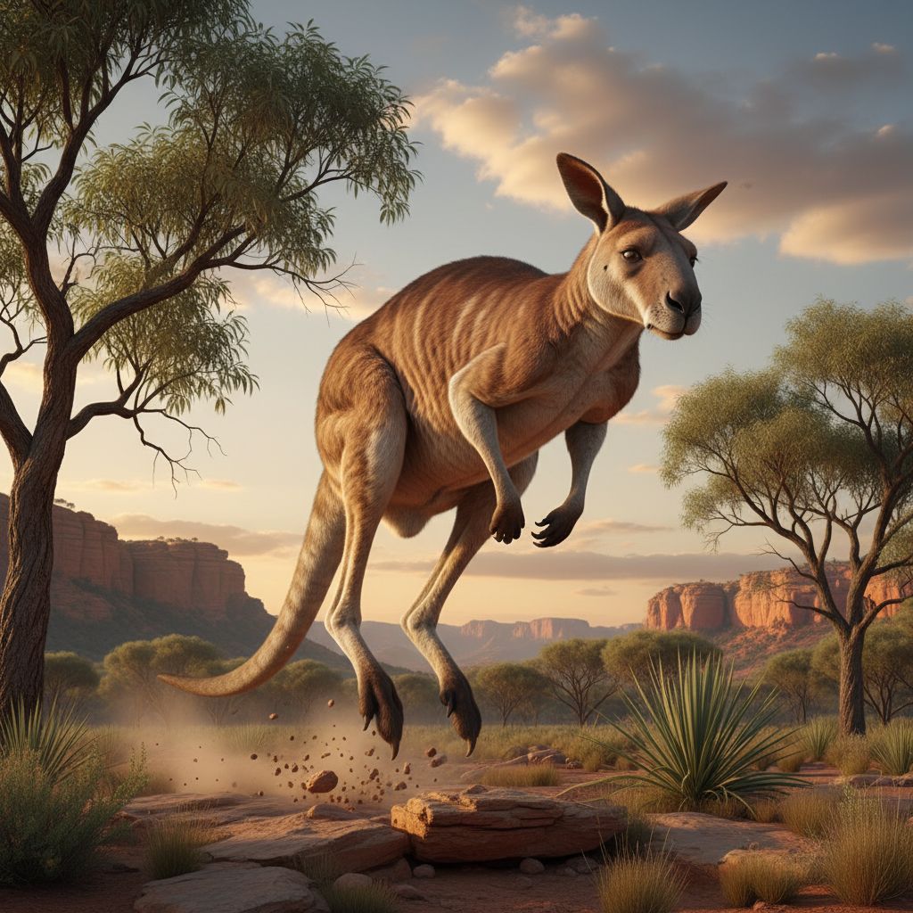 Los fósiles revelan que los antiguos canguros gigantes podían saltar, pero solo en ráfagas cortas