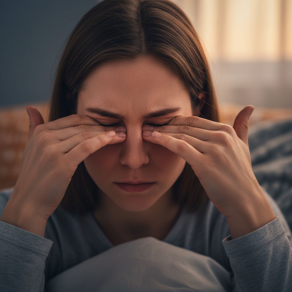 ¿Por qué la gente se frota los ojos cuando está cansada?