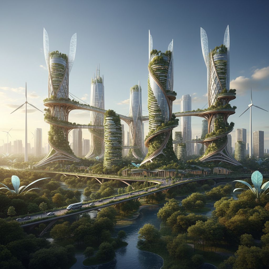 Diseño de Arquitectura Sostenible y la evolución de los ecosistemas urbanos (Estrategias de innovación tecnológica para la descarbonización del sector inmobiliario global)