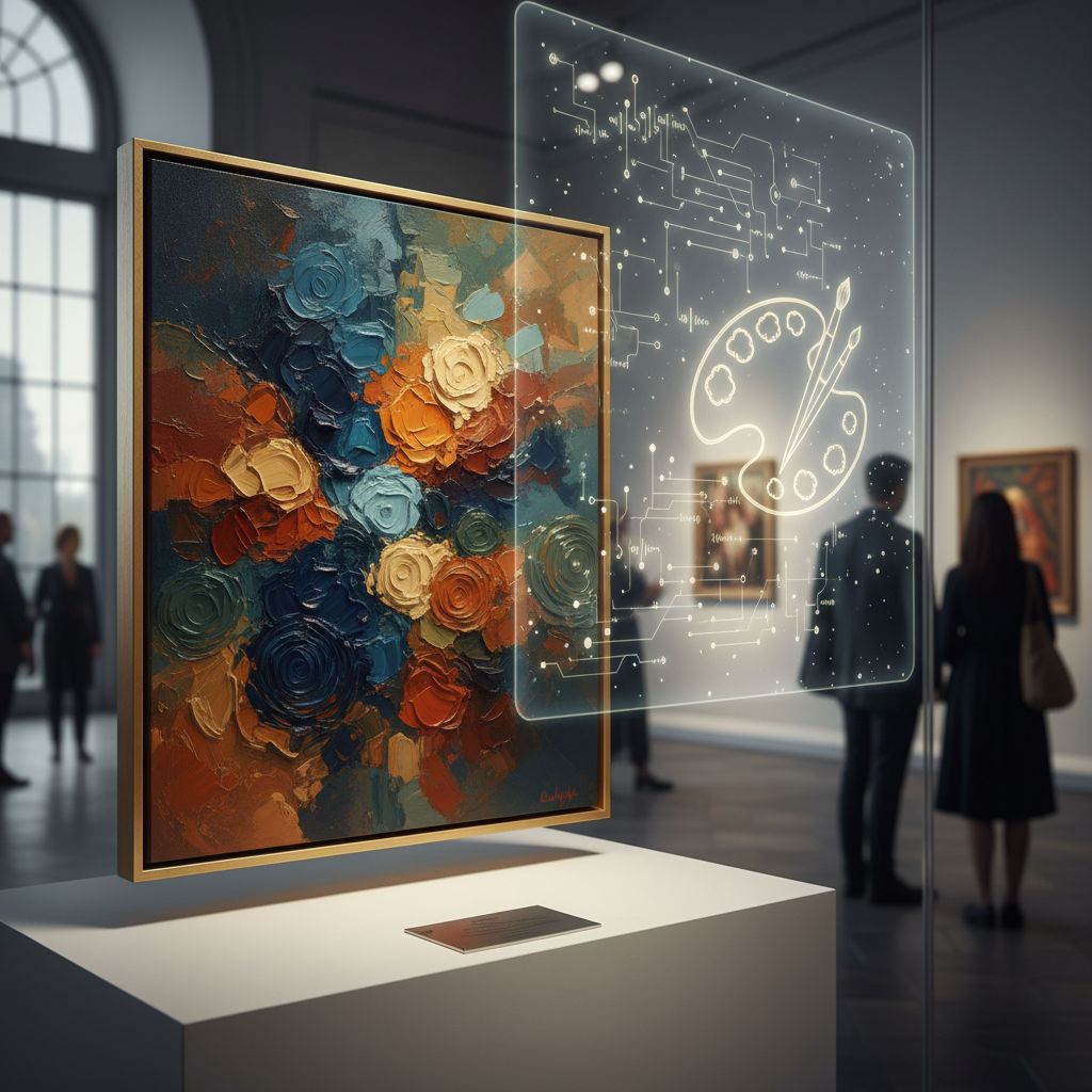 Ilustración Digital Estilo Óleo (Análisis de la convergencia entre algoritmos de texturización y la estética tradicional en el mercado del arte de lujo)