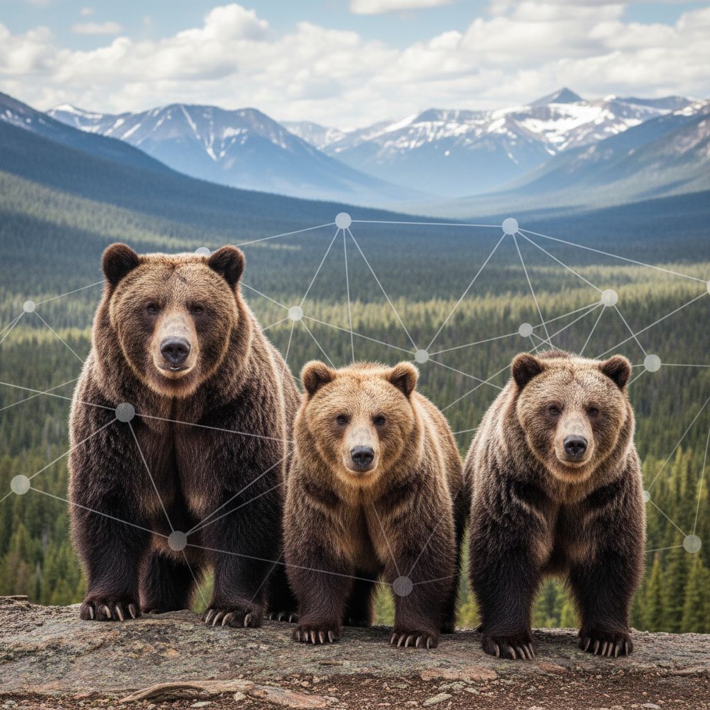 Los osos pardos parecen iguales para el ojo humano — Un programa de IA está ayudando a observar sus diferencias.