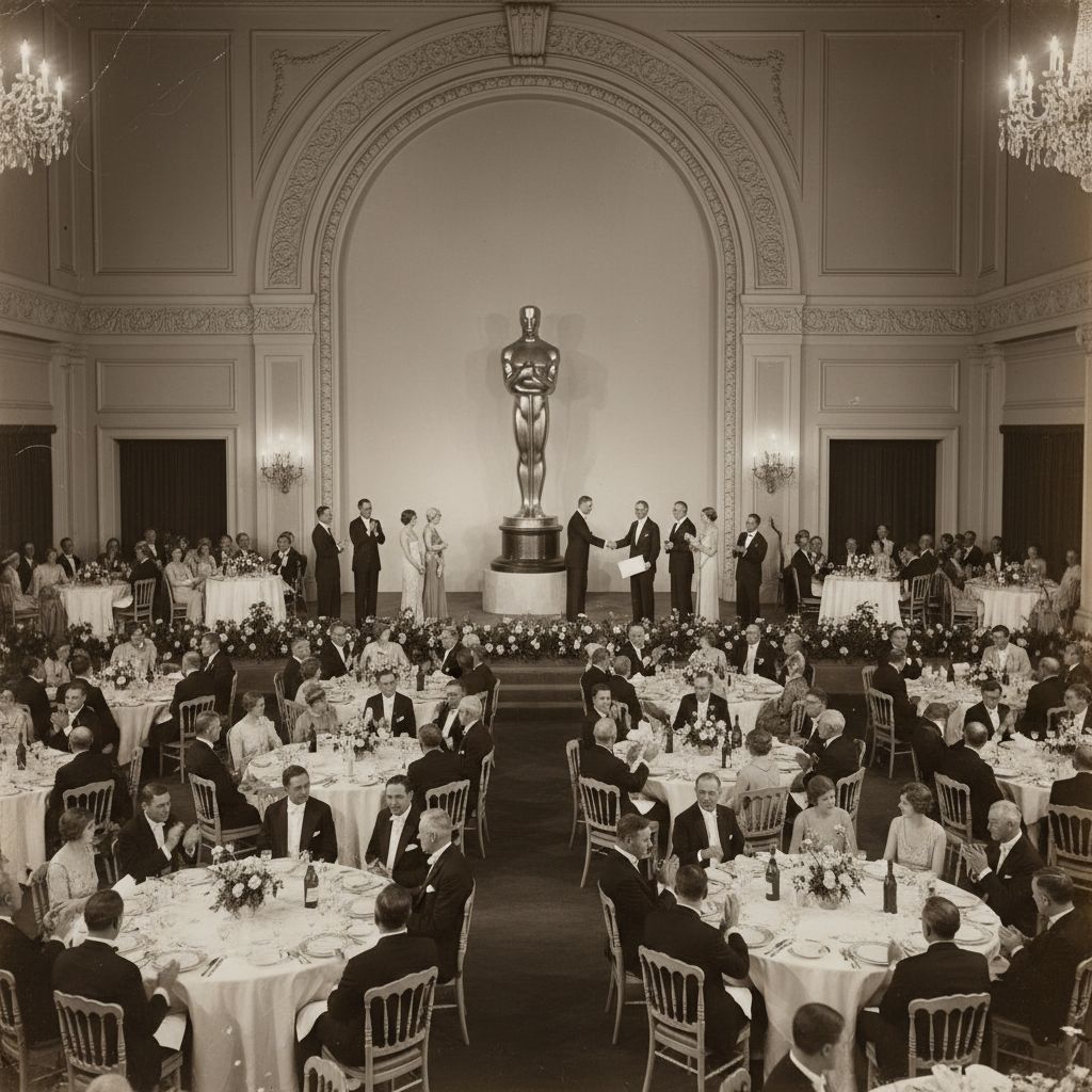 ¿Qué ocurrió en la primera entrega de los Oscar?