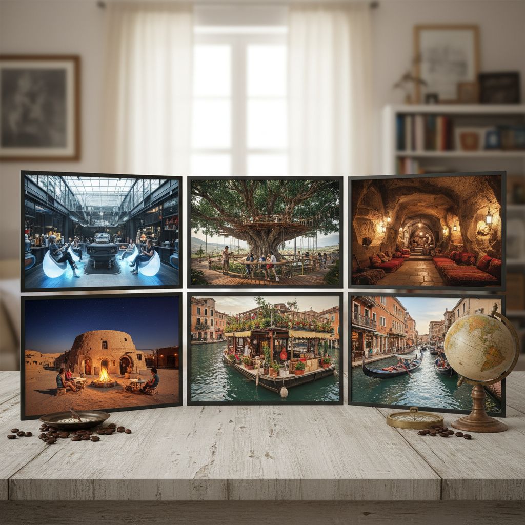 5 de las cafeterías más singulares del mundo