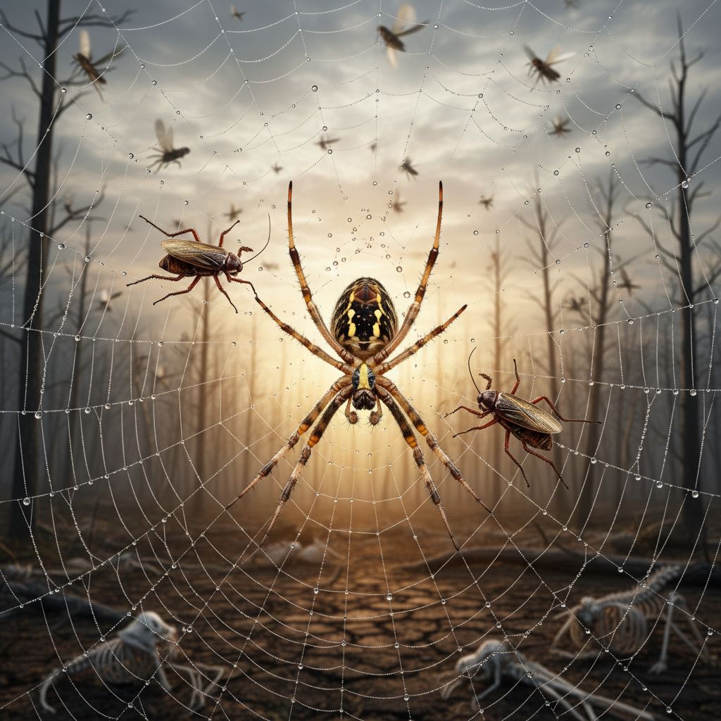 Las arañas pueden parecer espeluznantes, pero un mundo sin ellas es mucho más aterrador.