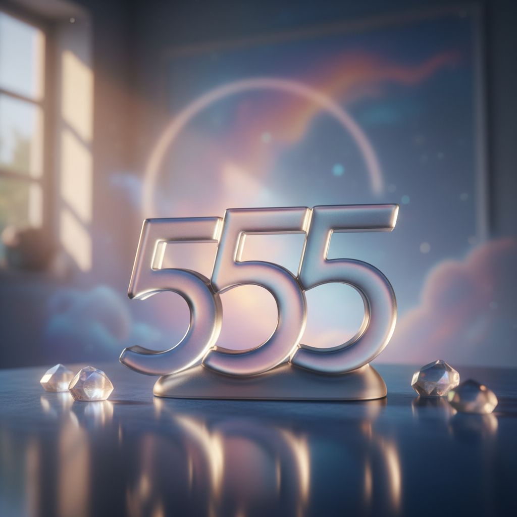 El significado del número angelical 555