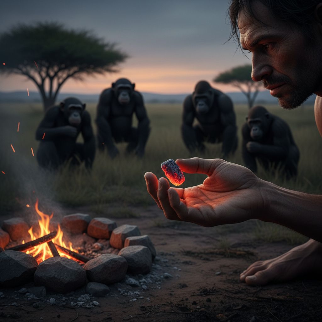 Cómo las quemaduras pueden haber moldeado la evolución humana y habernos diferenciado de otros primates