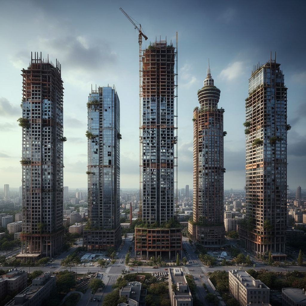 Los 6 rascacielos abandonados más altos del mundo