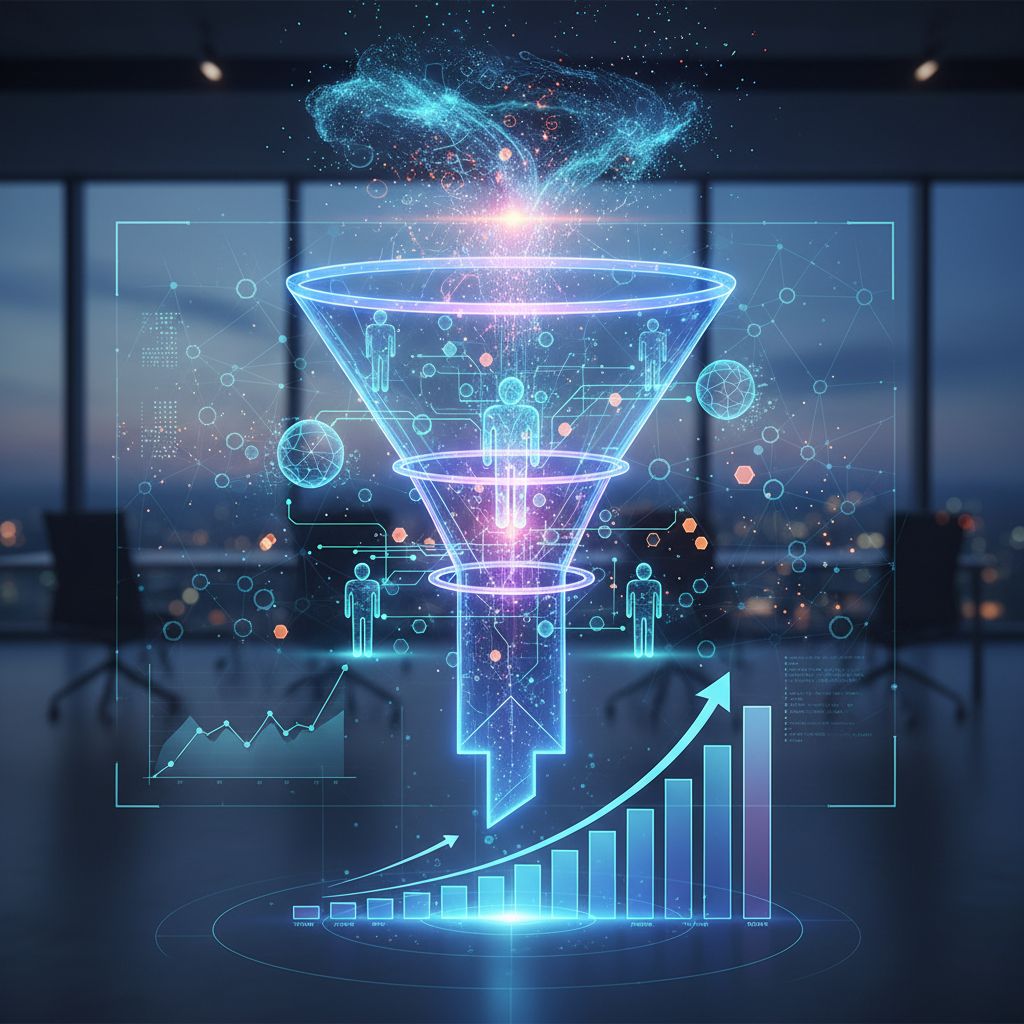 Optimización de Embudos de Venta con Agentes IA (Estrategias de arquitectura cognitiva y automatización avanzada para la maximización del rendimiento comercial)