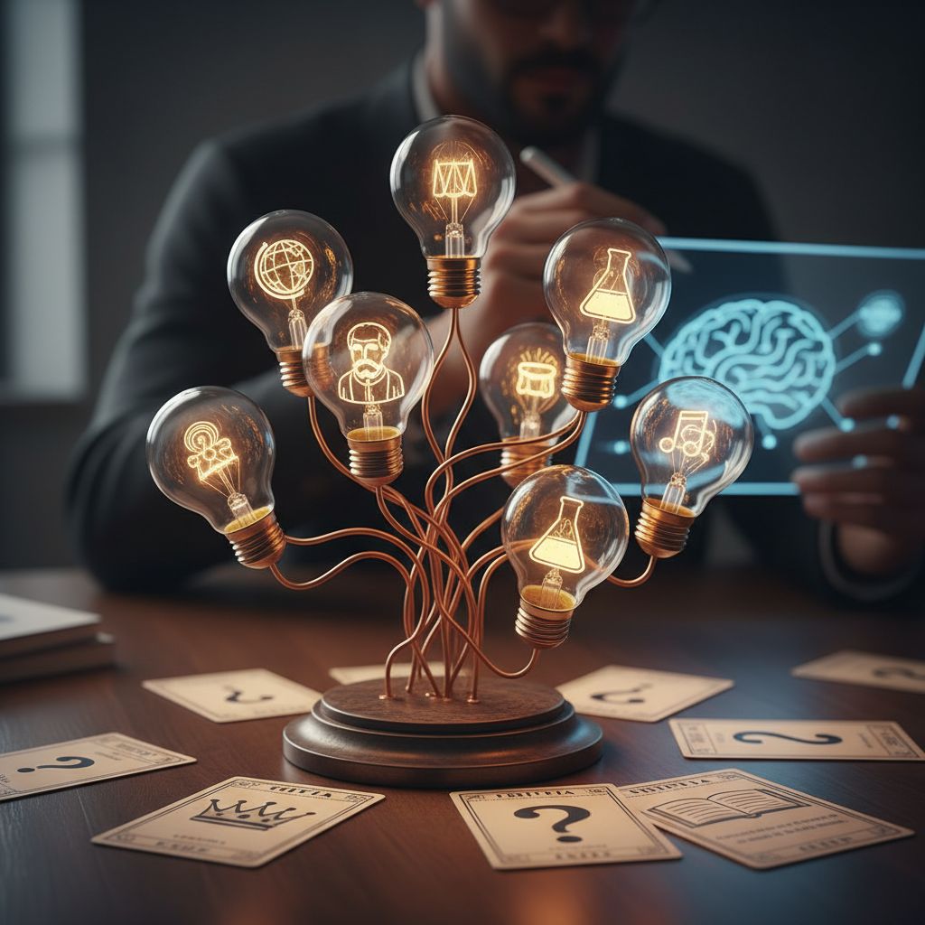 Solo los verdaderos expertos en trivia pueden resolver este cuestionario Kennections de Ken Jennings.