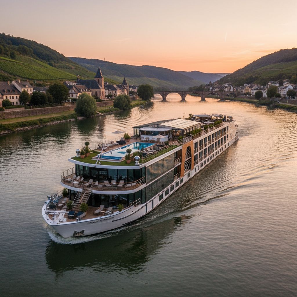 5 cruceros fluviales de lujo que funcionan como hoteles flotantes