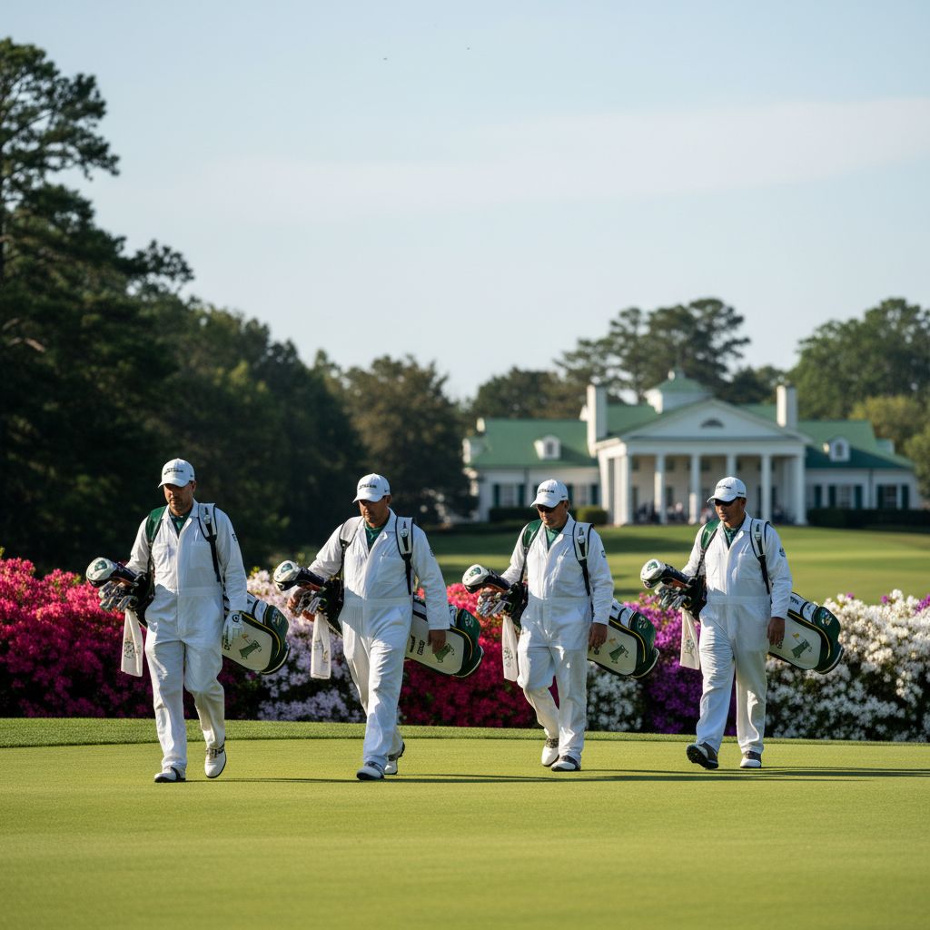 ¿Por qué los caddies del Masters usan overoles blancos?